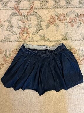 OFFLINE BY AERIE Dark Blue Denim Women's SKORT